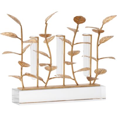 Eucalyptus Gold Leaf Vase