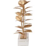 Eucalyptus Gold Leaf Vase 8 Eucalyptus Gold Leaf Vase C10109 C10109 C