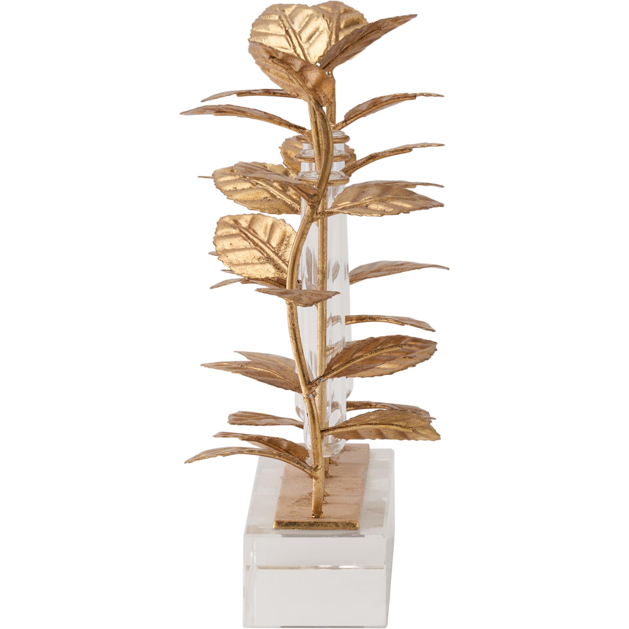 Eucalyptus Gold Leaf Vase 3 Eucalyptus Gold Leaf Vase - Image 3