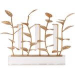 Eucalyptus Gold Leaf Vase 9 Eucalyptus Gold Leaf Vase C10109 C10109 D