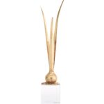 Bulb Gold Leaf Vase 6 Bulb Gold Leaf Vase C10110 C10110 B