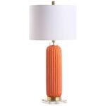 Samuel Ceramic Lamp - Orange C10322 C10322 B
