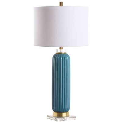 Samuel Ceramic Lamp - Blue