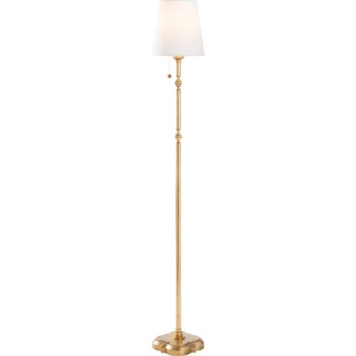 Quatrefoil Floor Lamp - Gold Leaf