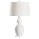 Murano Ceramic Lamp - White 7 Murano Ceramic Lamp - White C10431 C10431 C