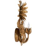 Sunflower Wall Sconce - Gold 9 Sunflower Wall Sconce - Gold C10532 C10532 D
