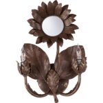 Sunflower Wall Sconce - Bronze 10 Sunflower Wall Sconce - Bronze C10533 C10533 E