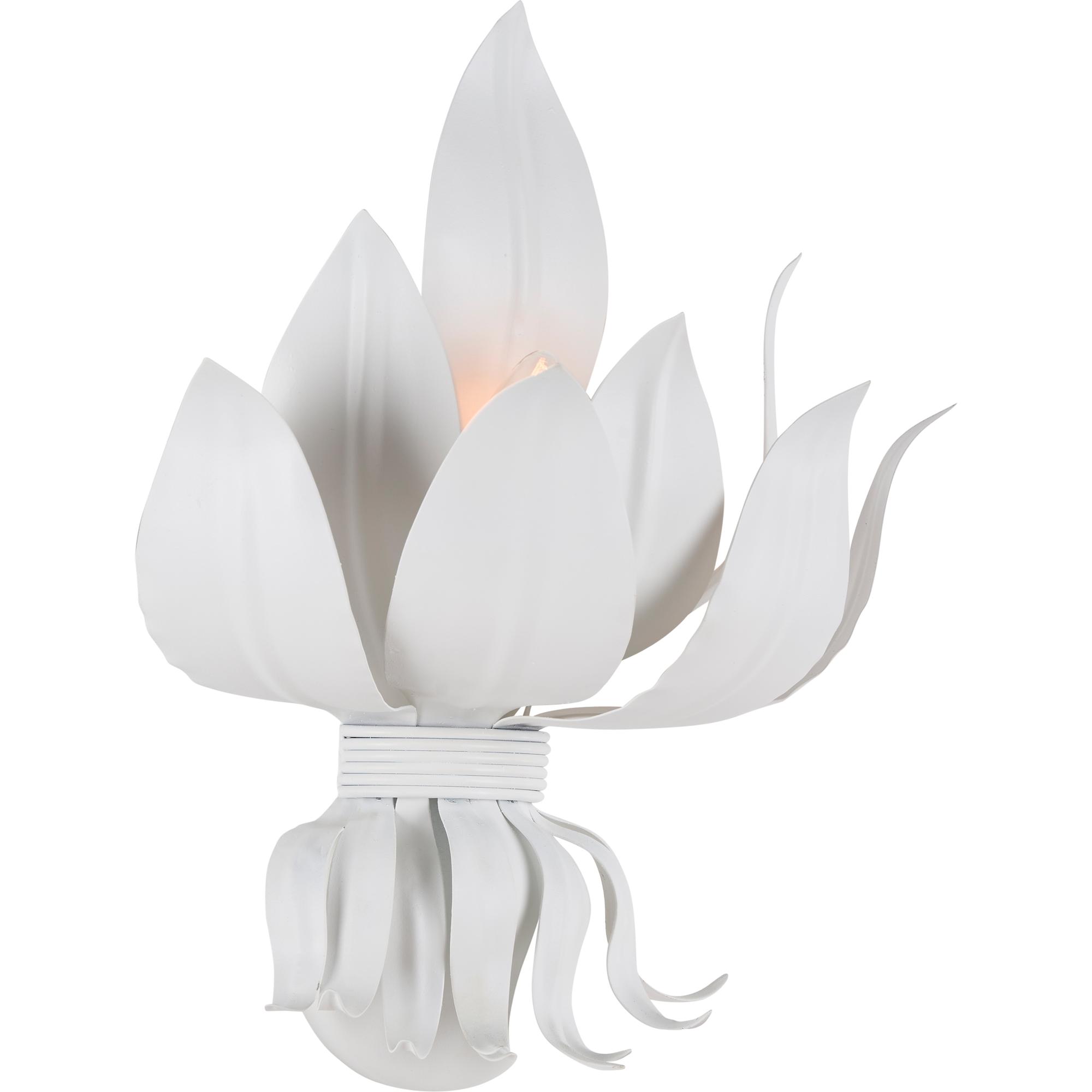 Potos Wall Sconce - White 1 Potos Wall Sconce - White