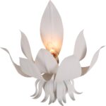 Potos Wall Sconce - White 9 Potos Wall Sconce - White C10537 C10537 F