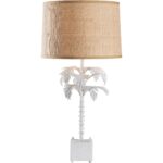 Palm Table Lamp - White C10553 C10553 C