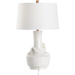 Pinyin Table Lamp - White Shade C10572-2 C10572 2 D