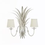Wheat Sconce - Silver Electrified w/ Shades 4 Wheat Sconce - Silver Electrified w/ Shades C10575 C10575 B