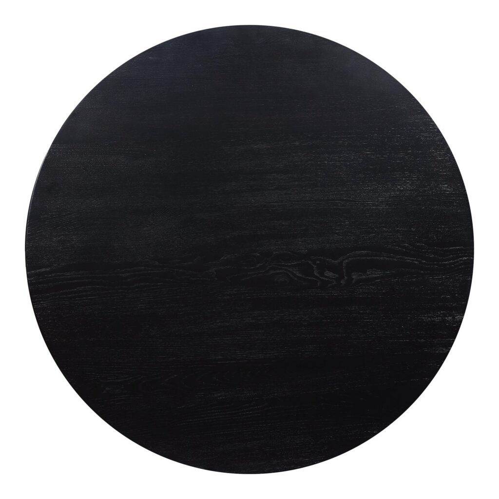 Godenza Dining Table Round Black Ash - Image 5