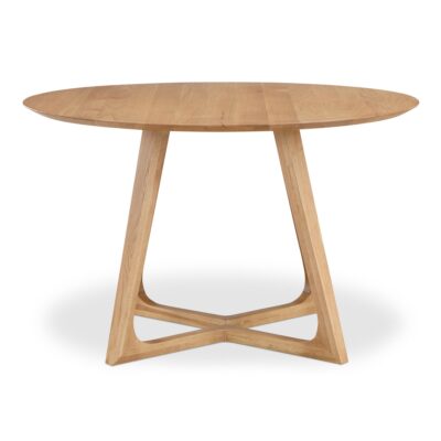 Godenza Round Dining Table Oak CB-1003-24-0 CB 1003 24 0 02