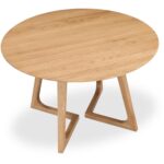 Godenza Round Dining Table Oak CB-1003-24-0 CB 1003 24 0 03