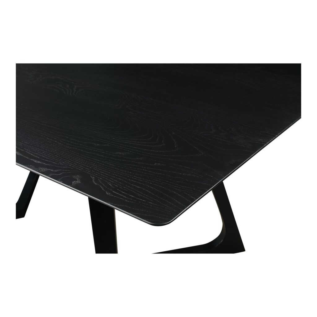 Godenza Dining Table Rectangular Black Ash - Image 5