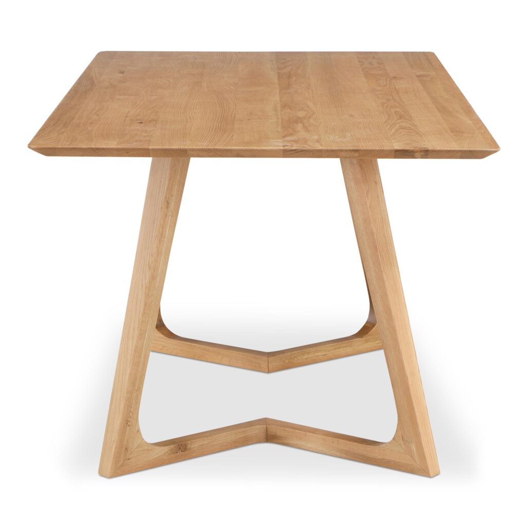 Godenza Rectangular Dining Table Oak - Image 3