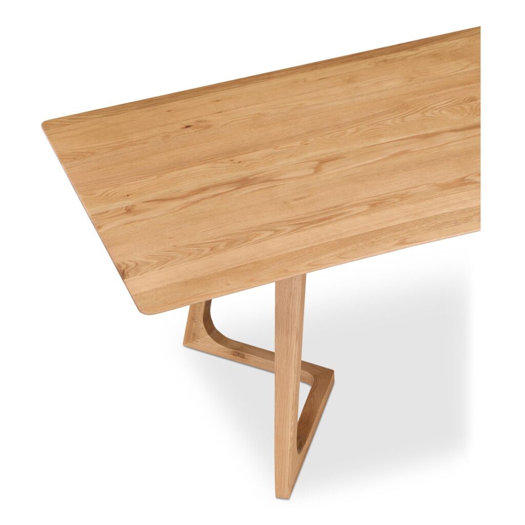 Godenza Rectangular Dining Table Oak - Image 6