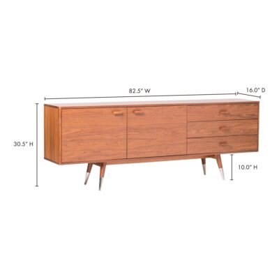 Sienna Sideboard Walnut Large CB-1024-03 CB 1024 03 70