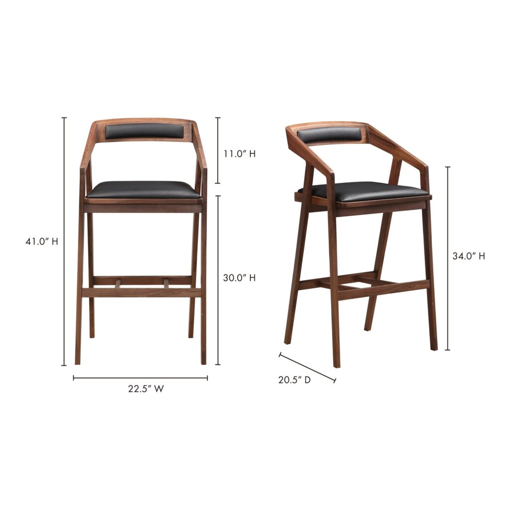 Padma Barstool Black - Image 6