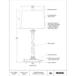 Brooks Table Lamp COS336 COS336 5
