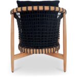Kuna Outdoor Lounge Chair Black CV-1018-02 CV 1018 02 Kuna back shadsilo
