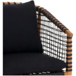 Kuna Outdoor Lounge Chair Black CV-1018-02 CV 1018 02 Kuna closeup01 shadsilo