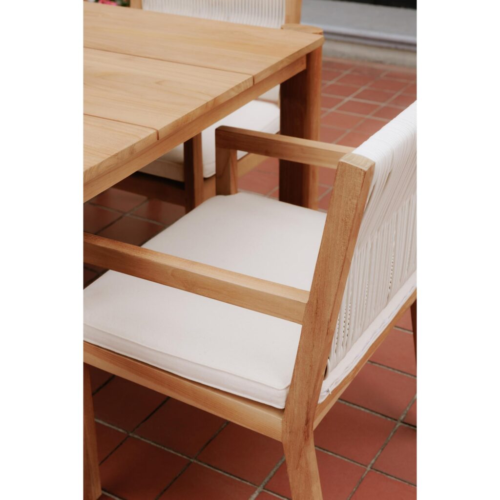 Luce Outdoor Dining Chair Natural - Image 6