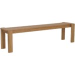Tempo Outdoor Dining Bench Natural CV-1021-24 CV 1021 24 01
