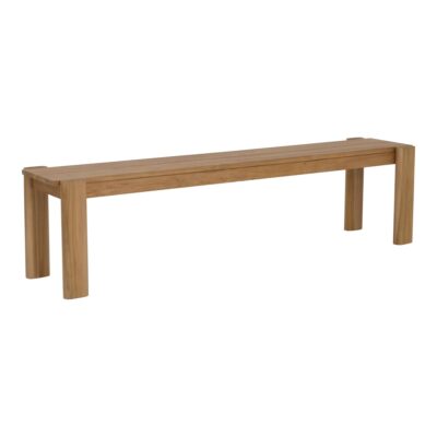 Tempo Outdoor Dining Bench Natural CV-1021-24 CV 1021 24 01