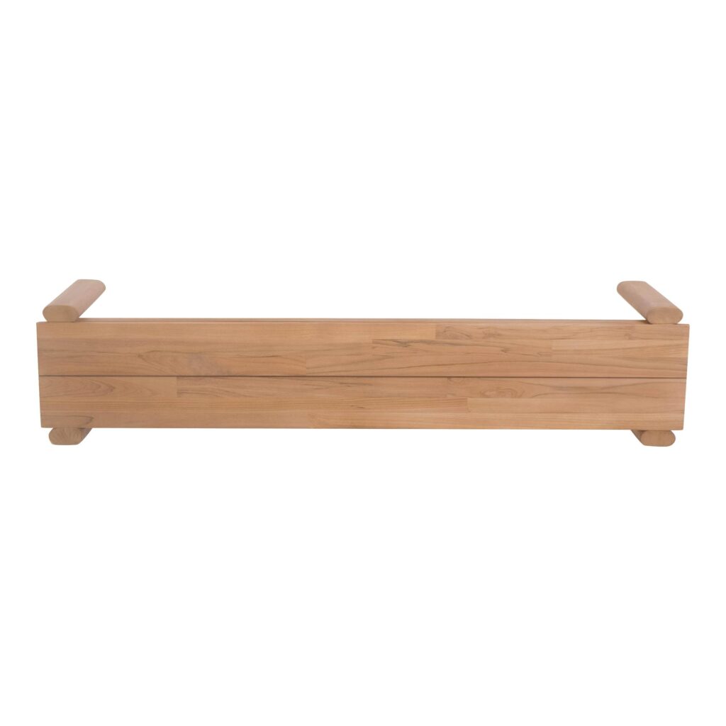 Tempo Outdoor Dining Bench Natural - Image 3