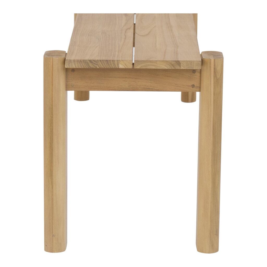 Tempo Outdoor Dining Bench Natural - Image 5