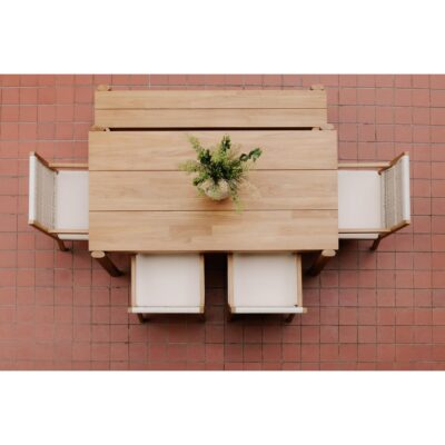 Tempo Outdoor Dining Bench Natural CV-1021-24 CV 1021 24 30