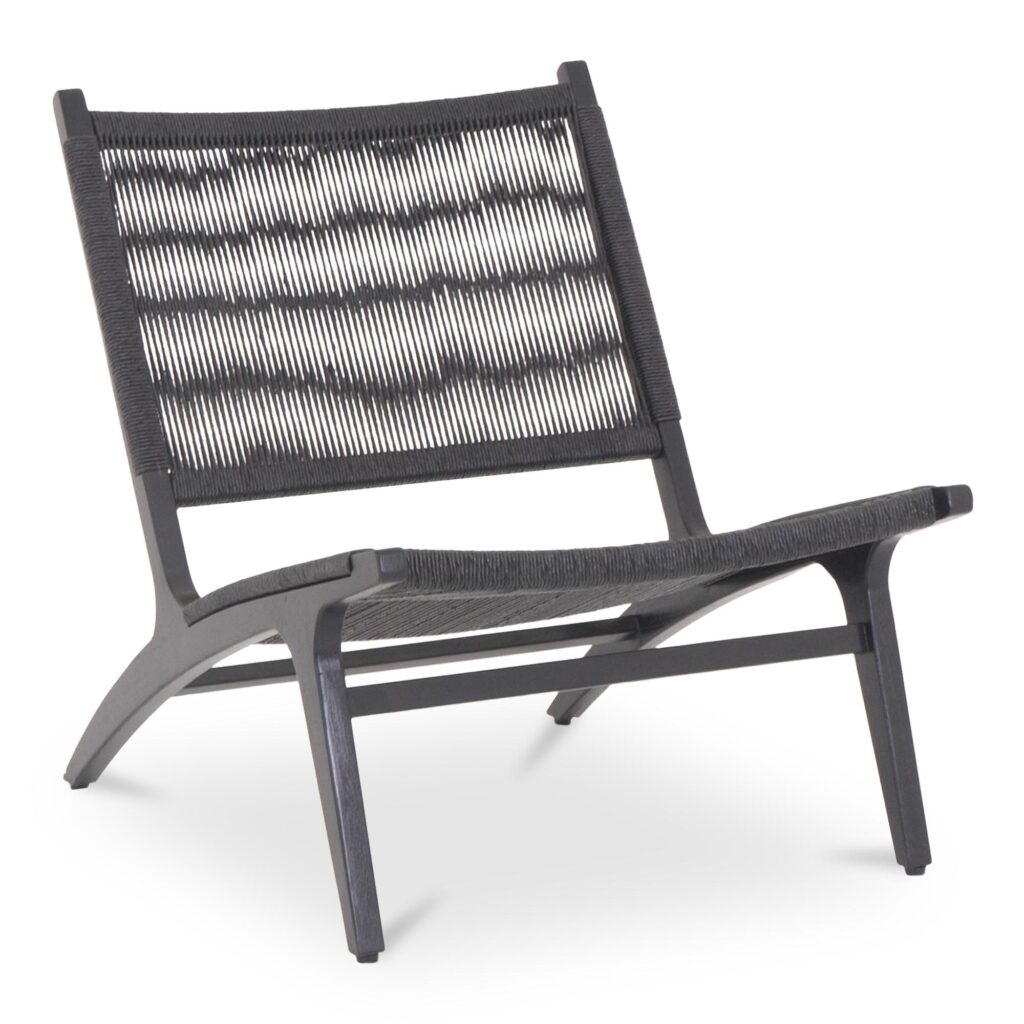 Palma Outdoor Lounge Chair Black - Image 2