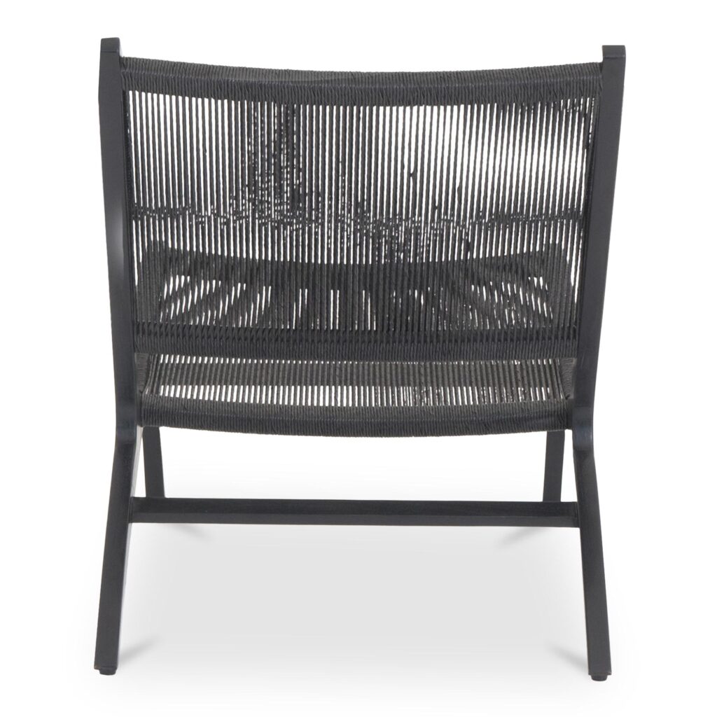 Palma Outdoor Lounge Chair Black - Image 4