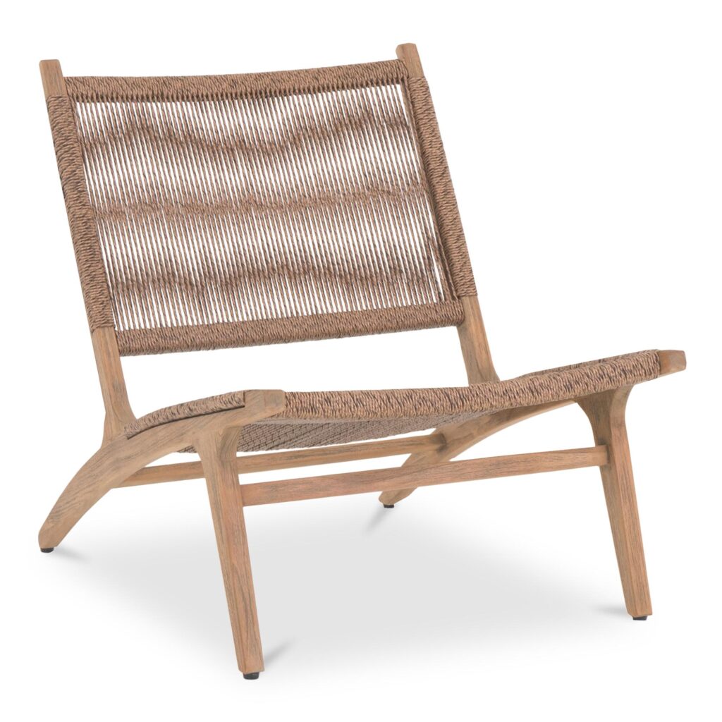 Palma Outdoor Lounge Chair Warm Brown - Image 2