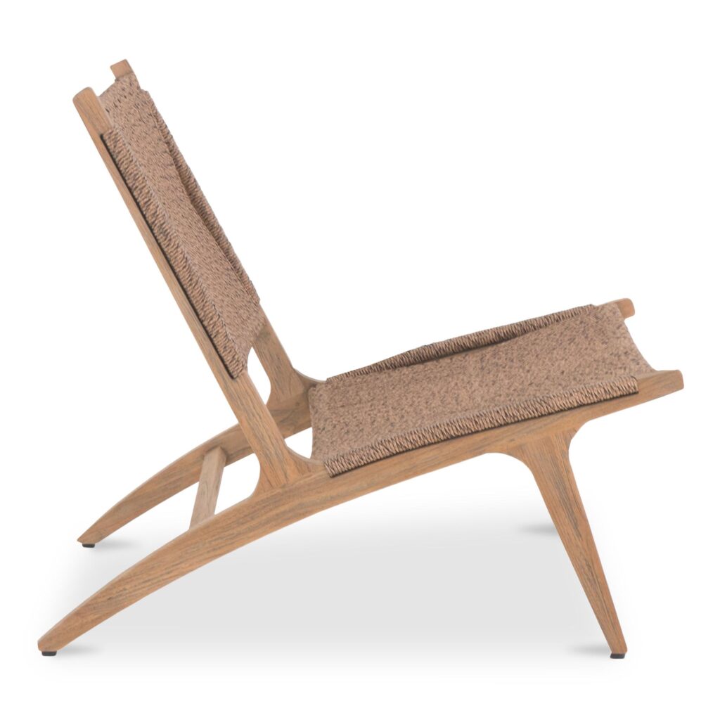 Palma Outdoor Lounge Chair Warm Brown - Image 3