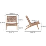 Palma Outdoor Lounge Chair Warm Brown CV-1022-03 CV 1022 03 70