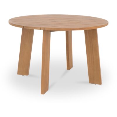 Delta Round Outdoor Dining Table Natural