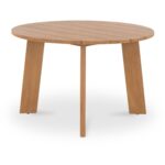 Delta Round Outdoor Dining Table Natural CV-1024-24 CV 1024 24 Delta side right shadsilo
