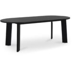 Delta Oval Outdoor Dining Table Black CV-1025-02 CV 1025 02 Delta diagR shadsilo