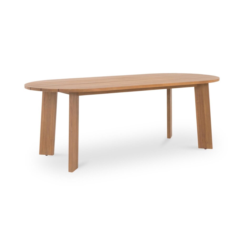 Delta Oval Outdoor Dining Table Natural - Image 2