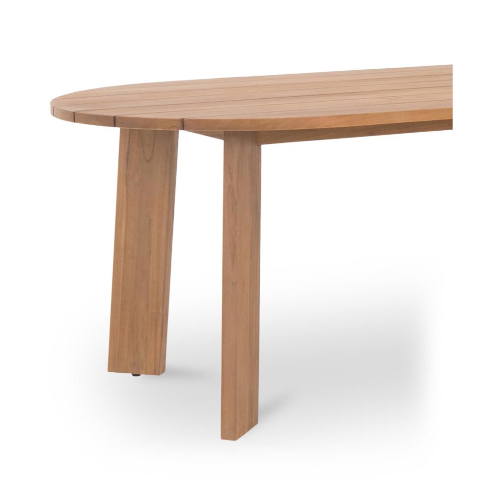 Delta Oval Outdoor Dining Table Natural - Image 5