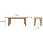 Delta Oval Outdoor Dining Table Natural CV-1025-24 CV 1025 24 70