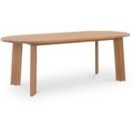 Delta Oval Outdoor Dining Table Natural CV-1025-24 CV 1025 24 Delta diagR shadsilo