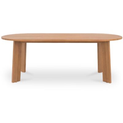 Delta Oval Outdoor Dining Table Natural