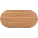 Delta Oval Outdoor Dining Table Natural CV-1025-24 CV 1025 24 Delta top shadsilo