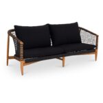 Kuna Outdoor Sofa Black CV-1027-02 CV 1027 02 Kuna diagR shadsilo
