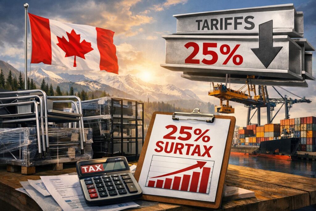 Canada Imposes 25% Surtax on Metal Furniture Imports Canada Imposes 25 Surtax on Metal Furniture Imports