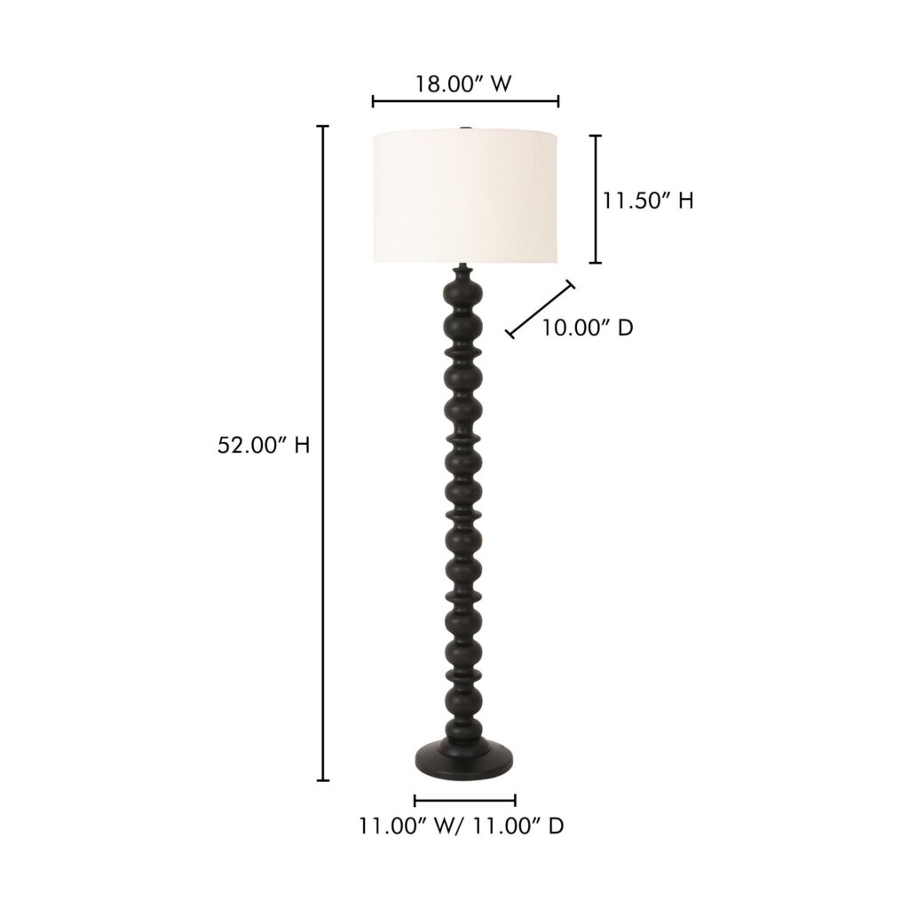 Gwen Floor Lamp Black - Image 7